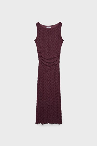 Stradivarius Lace sleeveless midi dress