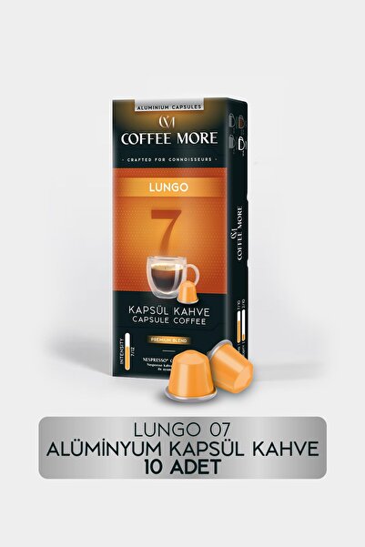 C.M Coffee More 7 Lungo Kapsül Kahve 10 Kapsül