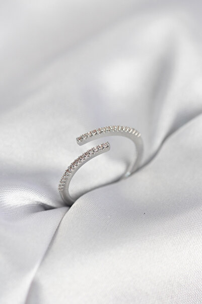 Skygo Ieg ™   Silver Color Zircon Stone Snake Style Women's Ring - Tj-Byk4049...