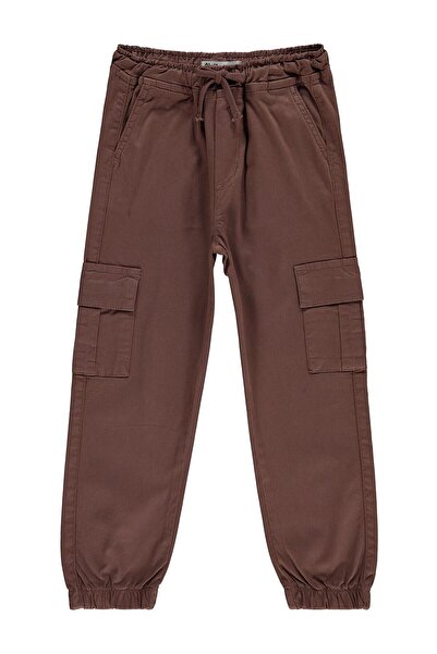 Civil Boys Pantaloni cu elastic în talie și buzunare cargo pentru vârstele 10...