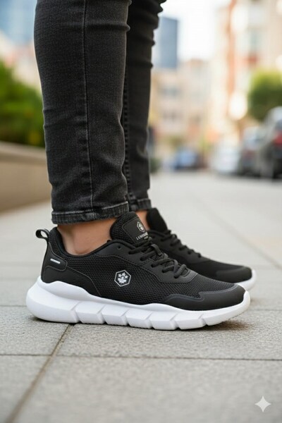 lumberjack Black White Men's Sports Shoes