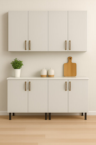 BRC Bucatarie 160 cm mdf acryl bianco