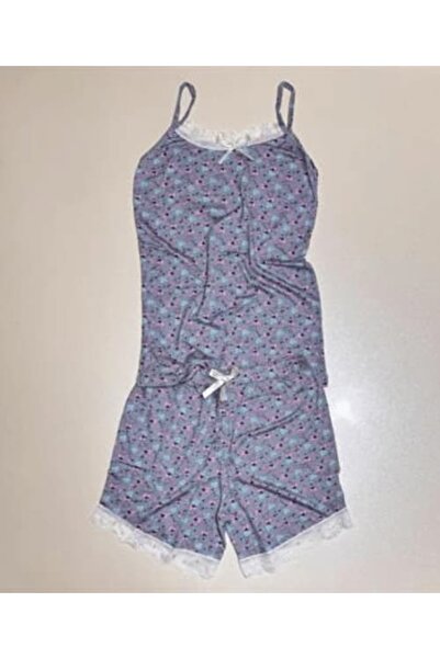 allure underwear Gray Patterned Shorts Suit