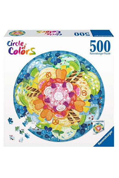 RAVENSBURGER Puzzle Circle of Colors Ice Cream (Pieces: 500)