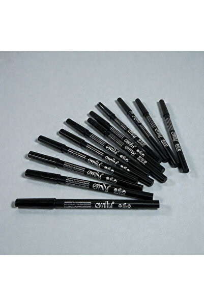 Zey-Al Covered Pen Eye Pencil Black |   12 Pieces