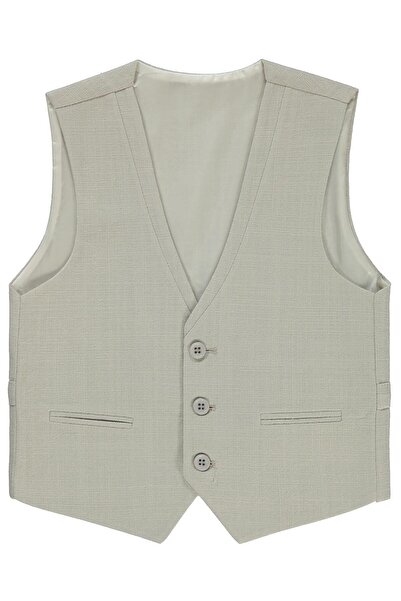 Civil Boys Vestă clasică pentru 10-13 ani - Bej 10-11 ani