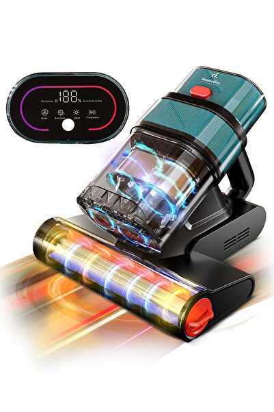 DOMESTICA Dustro Pro Bed Vacuum with UV-C, 16KPa suction, dust sensor, HEPA, ...