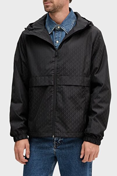 Calvin Klein LV04RD510 Ls Aop Nylon Flange Erkek Rüzgarlık