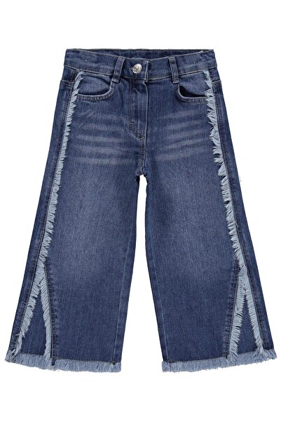 Civil Girls Τζιν παντελόνι με φούντες για 2-5 ετών - Μπλε 2-3 ετών