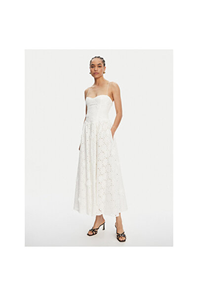 Bardot damskie sukienka_koktajlowa bialy Estie 59786DB2