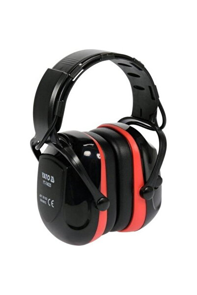 yato Electronic Ear Muffs, USB Charging, 350 gr, Black
