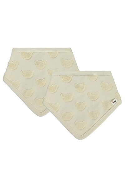 Civil Baby مريلة أطفال مطبوعة بتصميم دب منقوش - بيج ستاندرد