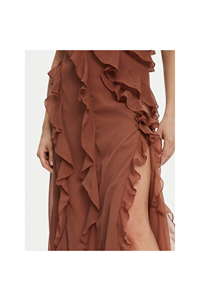 French Connection Rochie de damă, rochie de cocktail, maro 71YOR