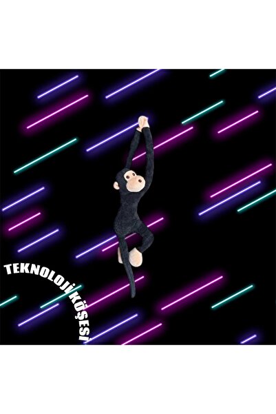 Teknoloji Köşesi Elleri Yapışan Oyun Ve Uyku Arkadaşı Peluş Maymun Oyuncak Sa...