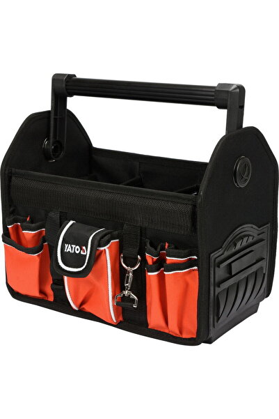 yato 13" tool bag, yt-74372, black/orange