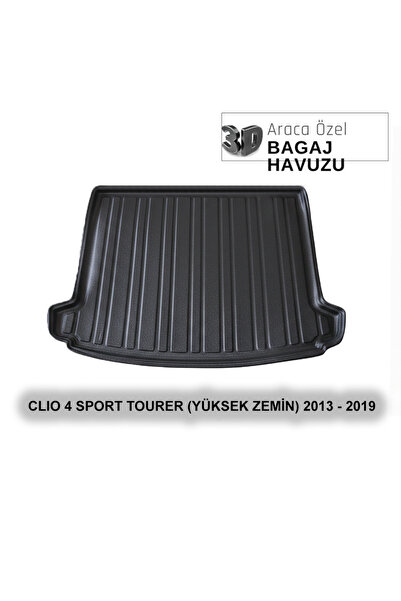 ELORCAR CLIO 4 SPORT TOURER (YÜKSEK ZEMİN) 2013 - 2019 3D BAGAJ HAVUZU