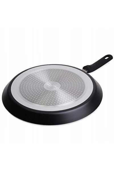 Kamille Tavă pentru clătite din aluminiu placată cu marmură, 28 cm, neagră