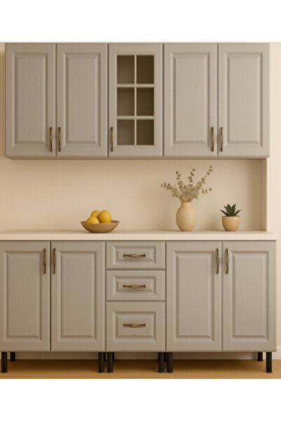 BRC Bucatarie 200 cm mdf infoliat kasmir