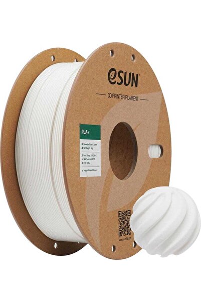 eSun PLA+ Süt Beyazı Filament 1,75mm 1kg - bisiparisver