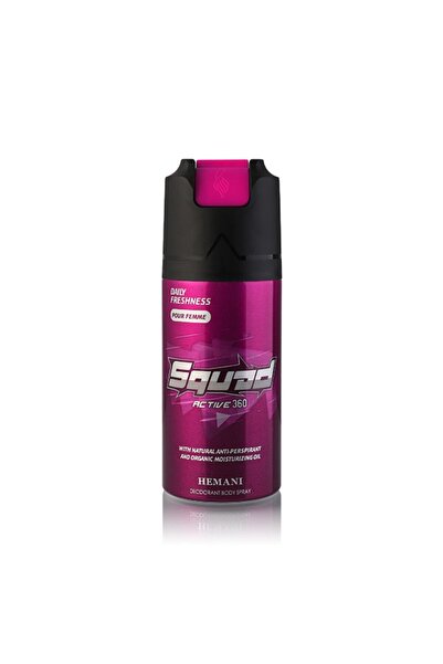 SQUAD Active 360 Performance Deodorant Body Spray for Women 150ml
