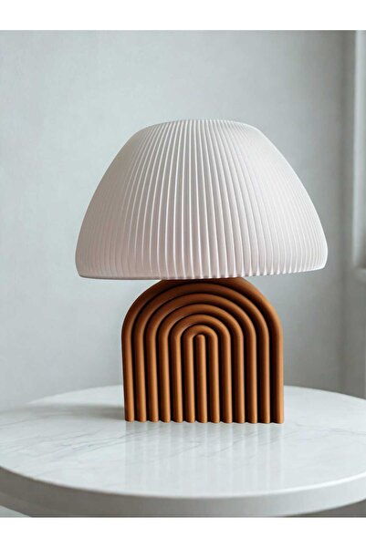 METU SHOP Dekoratif Masa Lambası Bohem Tarz Lüks Görünüm Abajur Aydınlatma Ürünü