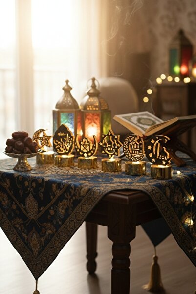 Home Decorations Ramazan ayı temalı 2 li masa objesi