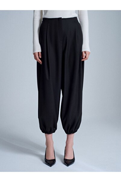 EEES LASTİK PAÇA ŞALVAR KUMAŞ PANTOLON