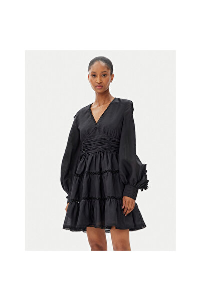 French Connection Rochie de damă de cocktail neagră 71YBE