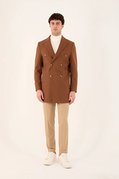 The Tailor Classics معطف كاجو بأزرار للرجال