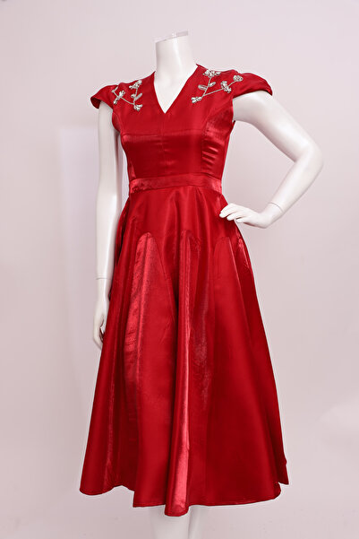 naseej Elegant midi evening dress