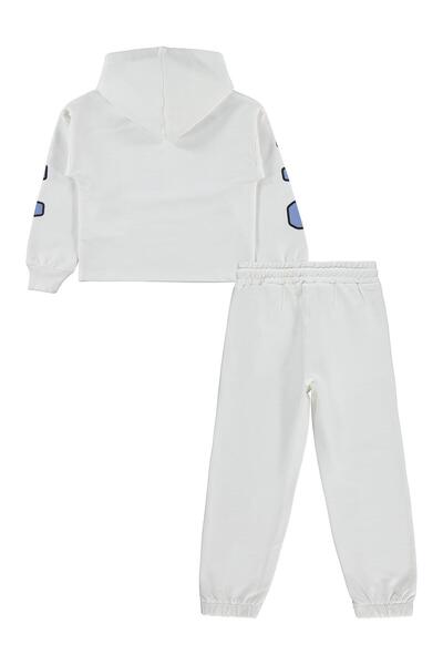 Civil Girls Σετ αθλητικής φόρμας με κουκούλα με κέντημα California για 6-9 ετ...