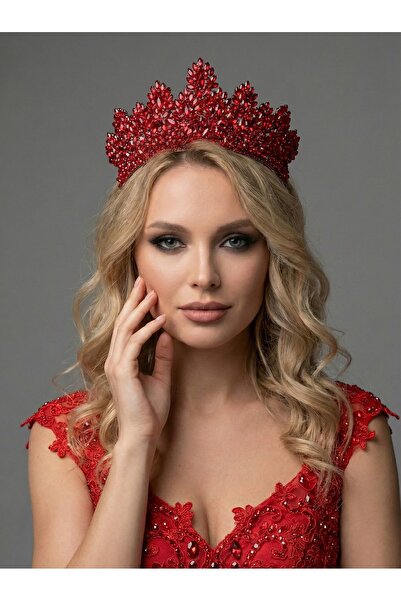 Magic Tiara Işıltılı Kristal Taç – El Yapımı Özel Gün Tacı