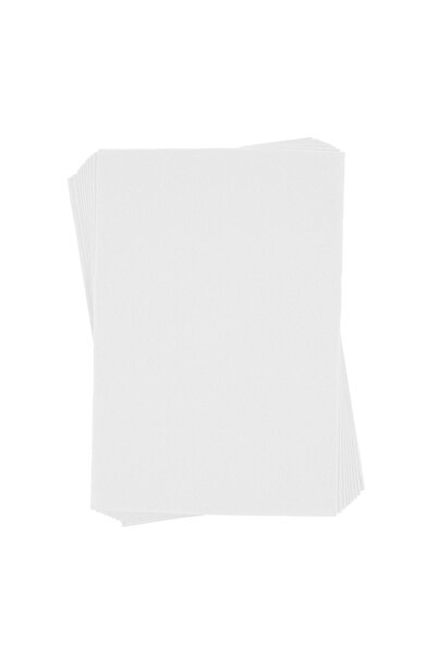 Colorarte Φύλλα τσόχας A4, 1mm, λευκά, σετ 10 φύλλων,