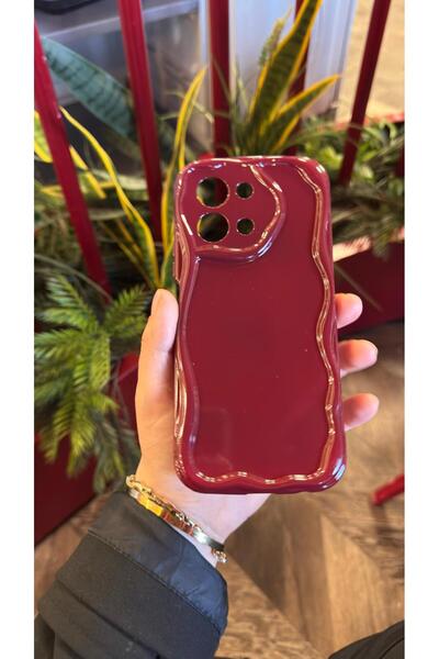 KILIF STORE Tekno Spark Go 2023 Bordo Wavey Phone Case