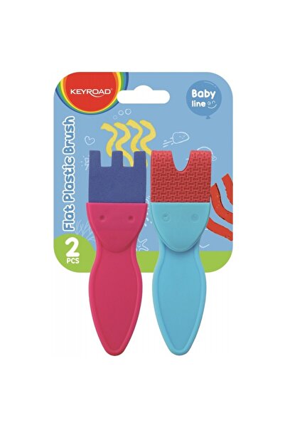 KEYROAD Pensula Baby line, pentru modelaj, set 2 buc, KR972315