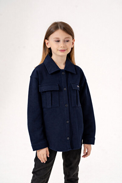 GİYİCEM Kız Çocuk Cepli Gömlek 3135