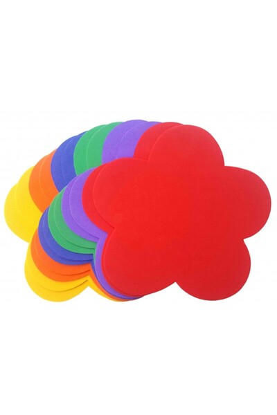 Colorarte Decorative shapes gummed paper flower, 14x15cm, 1mm, various colors...