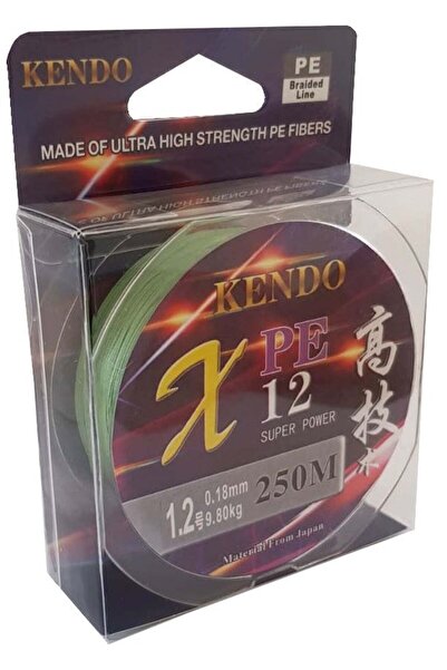 Kendo 12 Pe 250 Mt Σκούρο Πράσινο Νήμα Πλεξίματος