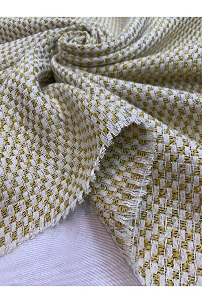 Yiğit Kumaş Simli Dekoratif Kalın Dokuma Kumaş - Kanepe Örtüsü ve Koltuk Şalı