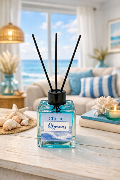 Mon Chérie Essence Okyanus , Çubuklu Oda Kokusu 100ml , Okyanus Aromalı Oda K...