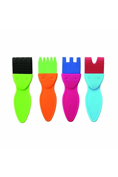 KEYROAD Pensula Baby line, pentru modelaj, set 4 buc, KR971862