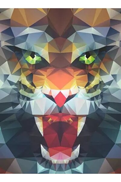 RAVENSBURGER 500 Parça Polygon Lion Puzzle
