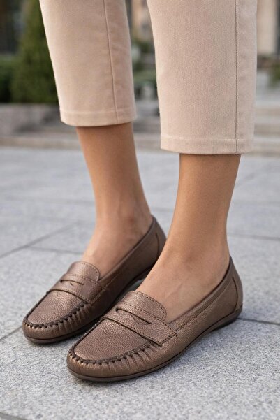 Aymood Women's Ballerina Shoes Lightweight Comfortable Sole Orthopedic Skin-F...