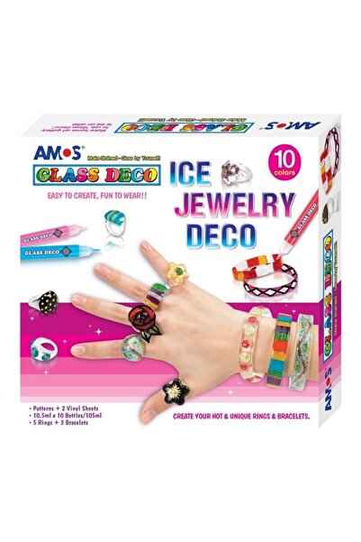 Amos Creative set - jewelry, 3 bracelets, 5 rings, Amos, GD10P10IJ