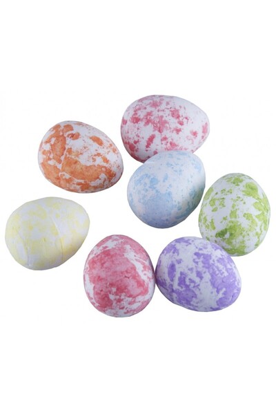 Colorarte Creative accessories polystyrene egg, colored, 1.5cm, set of 45 pie...