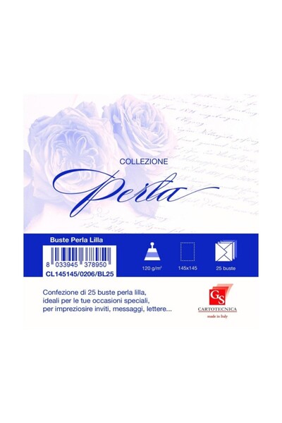 Colorarte Plic color pentru invitatie Perla, lila perlat, 120g/mp, 145x145mm,...
