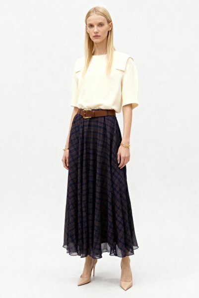 Rays 8458a belted chiffon skirt laci