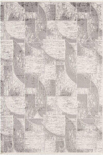 Karmen Halı İdol IO003G Krem Gri Halı Klasik Desen Akrilik Yumuşak Dokulu Pam...