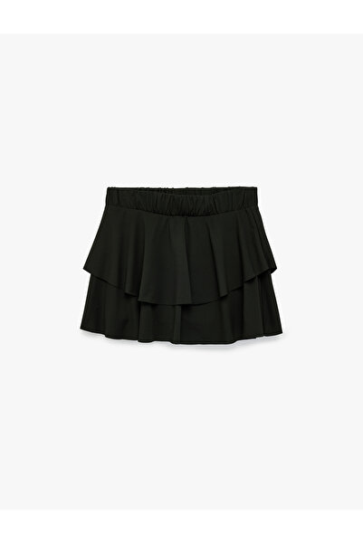 Koton Katlı Volanlı Mini Spor Şort Etek