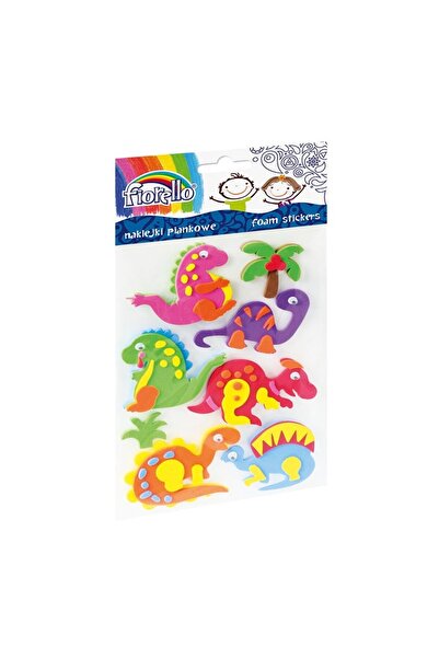 Fiorello Abtibilduri - dinozauri, 25-70mm, gumat, set 8 buc, Fiorello, GR-NP1...